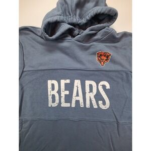 Chicago Bears Mens Pullover Hoodie 2XL Blue NFL Team Apparel Football Graphic